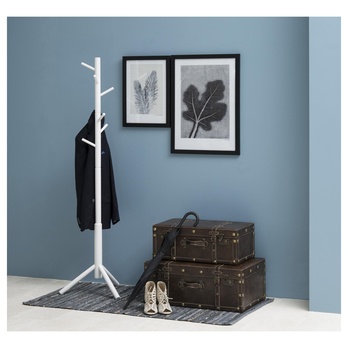 Stojanový vešiak BREMEN biela 1