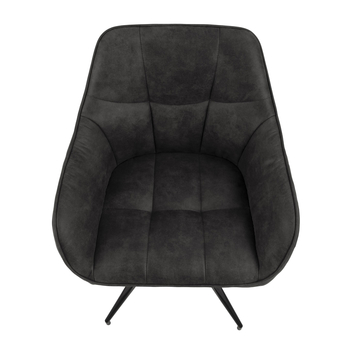 Jedálenská stolička BRENDA sivá/čierna 6