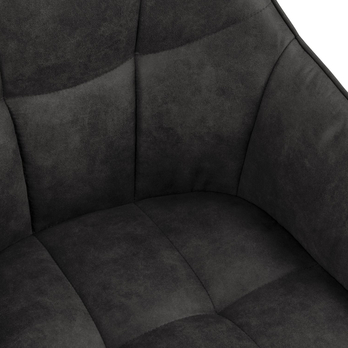 Jedálenská stolička BRENDA sivá/čierna 7