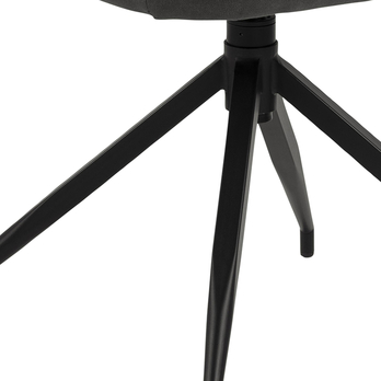 Jedálenská stolička BRENDA sivá/čierna 9