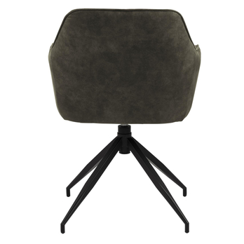 Jedálenská stolička BRENDA zelená/čierna 5