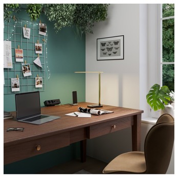 Stolná lampa BRESSI II zlatá/čierna 1