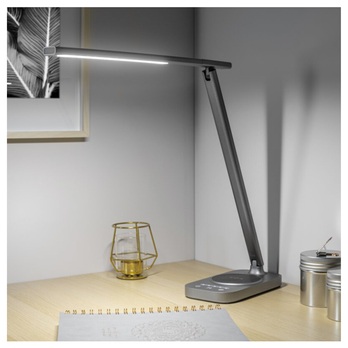 Stolná lampa BRESSI II sivá 1