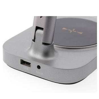 Stolná lampa BRESSI II sivá 4