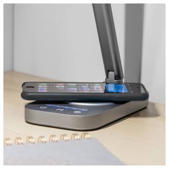 Stolná lampa BRESSI II sivá 6