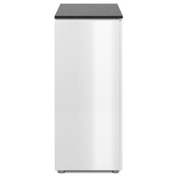 Komoda BREST 1 matera/biela lesk 8