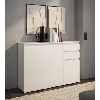 Komoda BREST 3 biela 5