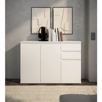 Komoda BREST 3 biela 1