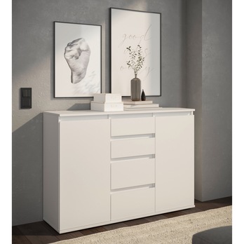 Komoda BREST 4 biela 5