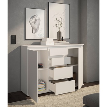 Komoda BREST 4 biela 6