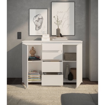 Komoda BREST 4 biela 7