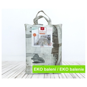 Posteľná bielizeň na francúzske lôžko BREZA 2 ks 70x90 a 1 ks 210x240 cm 1