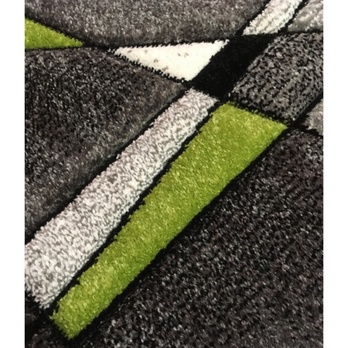Koberec BRILLIANCE sivá/zelená, 80x150 cm 3