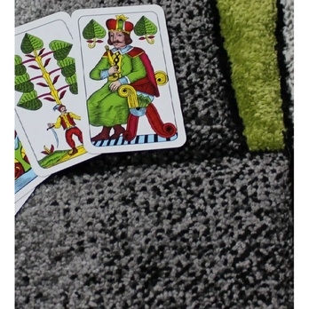 Koberec BRILLIANCE sivá/zelená, 200x290 cm 4