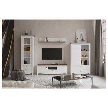 TV stolík BRIONA dub sonoma/biela 1