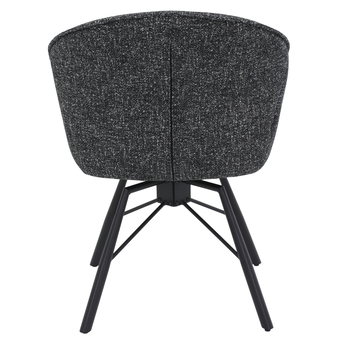 Jedálenská stolička BRISTOL S antracitová 2