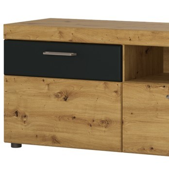 TV komoda BRIXEN dub artisan/kozmos sivá, šírka 192 cm 3