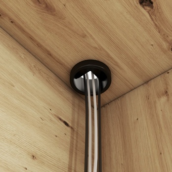 Písací stôl BRODLA dub artisan, šírka 140 cm 5