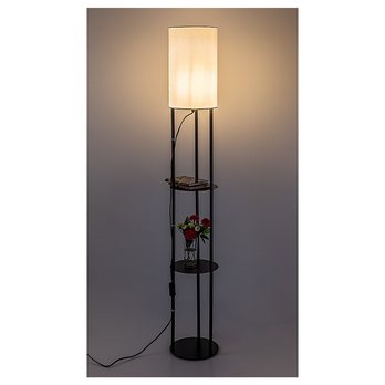 Stojacia lampa BRONN 2 čierna/biela 2