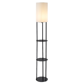 Stojacia lampa BRONN 2 čierna/biela 3
