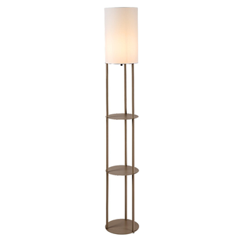 Stojacia lampa BRONN 2 hnedá/biela 3