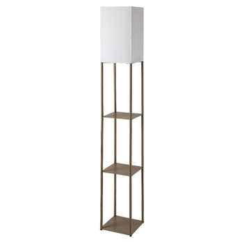 Stojacia lampa BRONN hnedá/biela 3