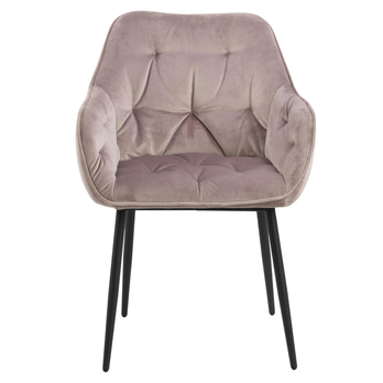 Jedálenská stolička BROOKE 2 pudrová 2