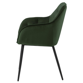 Jedálenská stolička BROOKE 2 tmavozelená 4