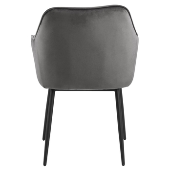 Jedálenská stolička BROOKE 2 tmavosivá 4