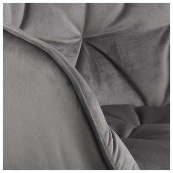 Jedálenská stolička BROOKE 2 tmavosivá 6