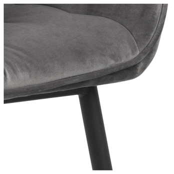 Jedálenská stolička BROOKE 2 tmavosivá 7