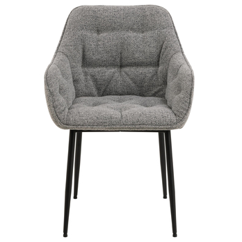 Jedálenská stolička BROOKE 2 sivá 3