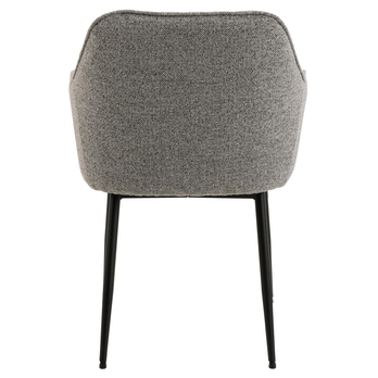 Jedálenská stolička BROOKE 2 sivá 5