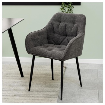 Jedálenská stolička BROOKE 2 antracitová 1