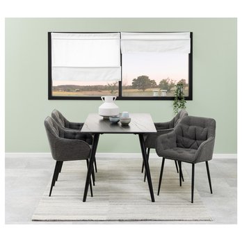 Jedálenská stolička BROOKE 2 antracitová 2