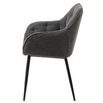 Jedálenská stolička BROOKE 2 antracitová 4