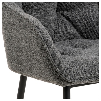 Jedálenská stolička BROOKE 2 antracitová 7