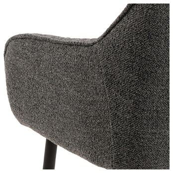 Jedálenská stolička BROOKE 2 antracitová 9