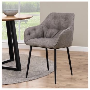 Jedálenská stolička BROOKE 2 hnedosivá 1