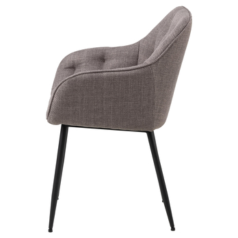 Jedálenská stolička BROOKE 2 hnedosivá 4