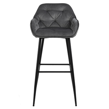 Barová stolička BROOKE 2 tmavosivá 3