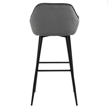 Barová stolička BROOKE 2 tmavosivá 5