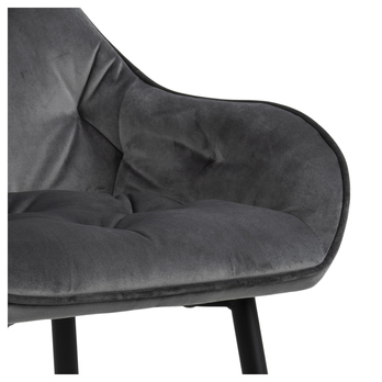 Barová stolička BROOKE 2 tmavosivá 6