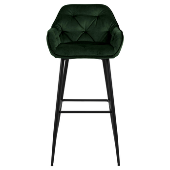 Barová stolička BROOKE 2 tmavozelená 3