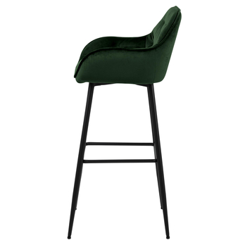 Barová stolička BROOKE 2 tmavozelená 4