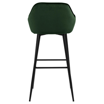 Barová stolička BROOKE 2 tmavozelená 5