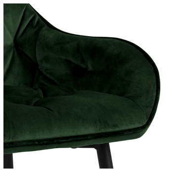 Barová stolička BROOKE 2 tmavozelená 7