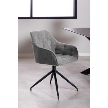 Jedálenská stolička BROOKE 3 sivá 1