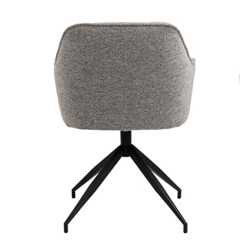 Jedálenská stolička BROOKE 3 sivá 4