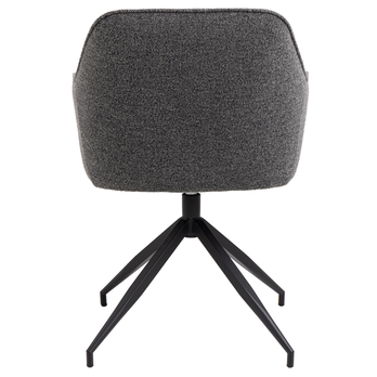 Jedálenská stolička BROOKE 3 antracitová 5